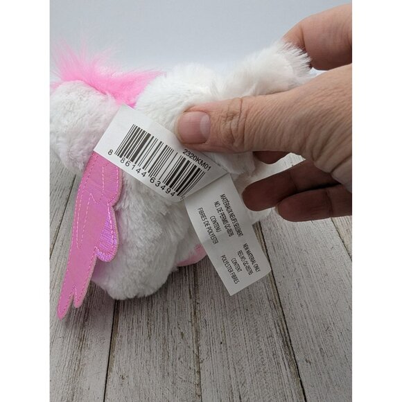 Mattel Barbie Pets Unicorn Plush 7" White Pink Stuffed Animal Toy Just Play 2020 - Picture 5 of 6